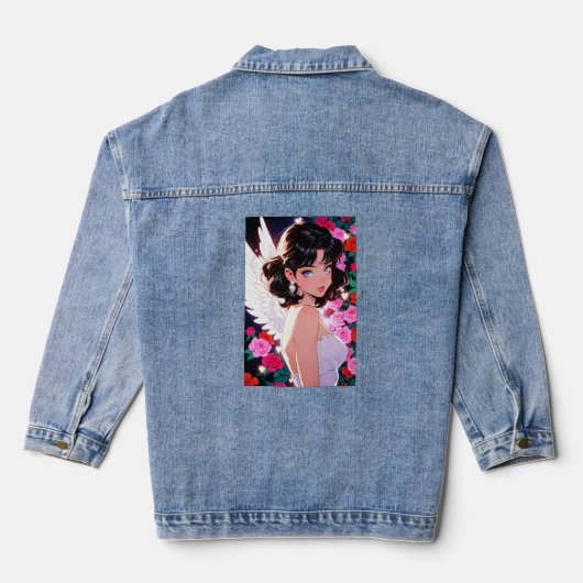 Anime Denim Jacket Jeansjacke (Rückseite)