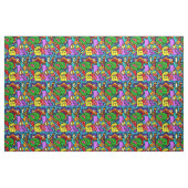 Anime design Doodles Smiles-Flächen Stoff (Fat Quarter (45,7 x 55,9 cm))