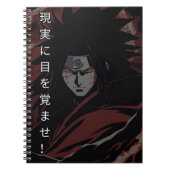 Anime-Design-Notebook Notizblock (Vorderseite)