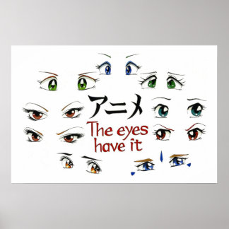Anime: Die Augen haben es Poster