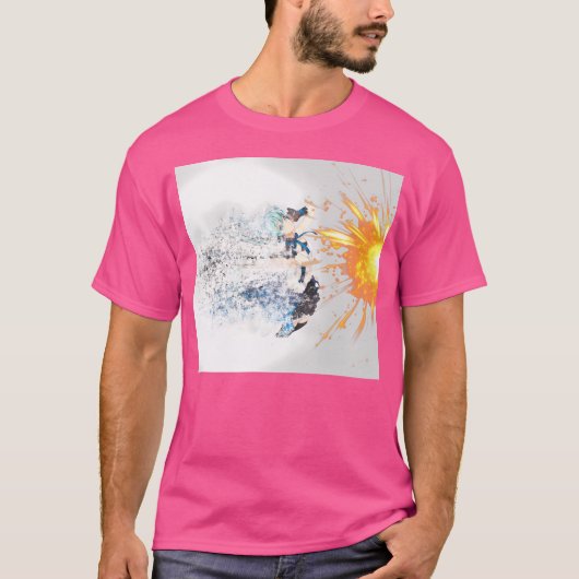 Anime-Disintegration T-Shirt (Vorderseite)