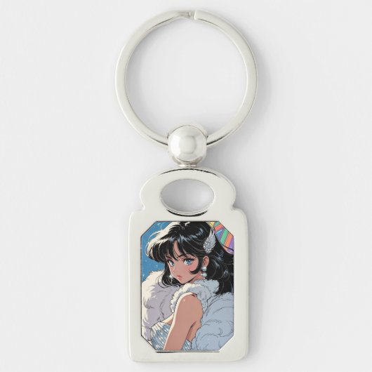 Anime-Diva Schlüsselanhänger (Vorderseite)