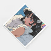 Anime-Diva Serviette (Ecke)