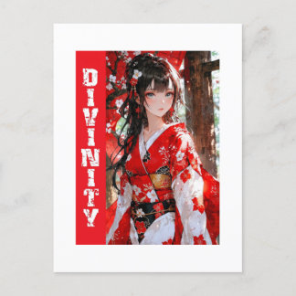 Anime Divinity Design Postkarte