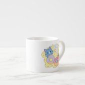 Anime Donut freut sich mit Tom, Jerry und Tuffy Espressotasse (Vorderseite Rechts)