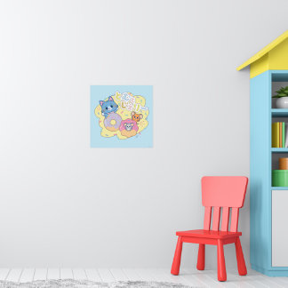Anime Donut freut sich mit Tom, Jerry und Tuffy Poster