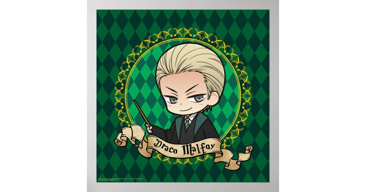 Anime Draco Malfoy Poster Zazzlede 7702