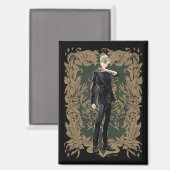 Anime Draco Malfoy Verziert Frame Magnet (Vorderseite/Rückseite)