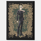 Anime Draco Malfoy Verziert Frame Magnet (Vorderseite)