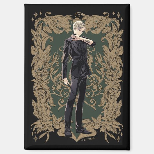 Anime Draco Malfoy Verziert Frame Magnet (Vorderseite)