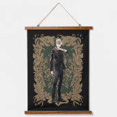 Anime Draco Malfoy Verziert Frame Wandteppich Mit Holzrahmen (Vorderseite)