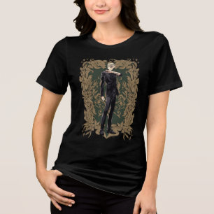 Anime Draco Malfoy Zierlicher Rahmen Tri-Blend Shirt