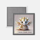 "Anime Dragon Logo" Magnet (Vorderseite/Rückseite)