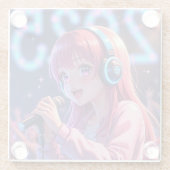 Anime Dreams 2025 Glasuntersetzer (Rückseite)