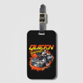 Anime Drift Mechanic Car - Garage Queen Art Gepäckanhänger (Vorderseite Vertikal)