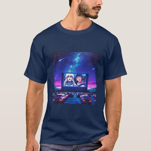 Anime drive-in T-Shirt (Vorderseite)