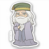 Anime Dumbledore Aufkleber (Vorderseite)