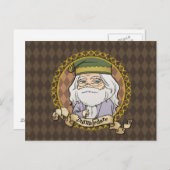 Anime Dumbledore Postkarte (Vorne/Hinten)