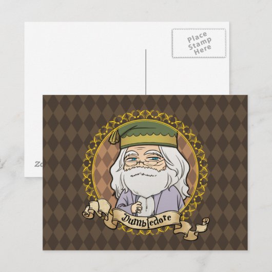 Anime Dumbledore Postkarte (Vorne/Hinten)