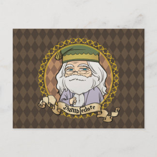 Anime Dumbledore Postkarte