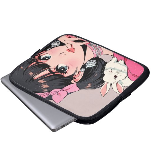 Anime Electronics Bag Laptopschutzhülle (Vorne Knopf)
