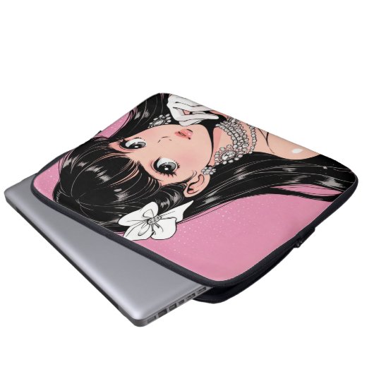 Anime Electronics Bag Laptopschutzhülle (Vorne Knopf)