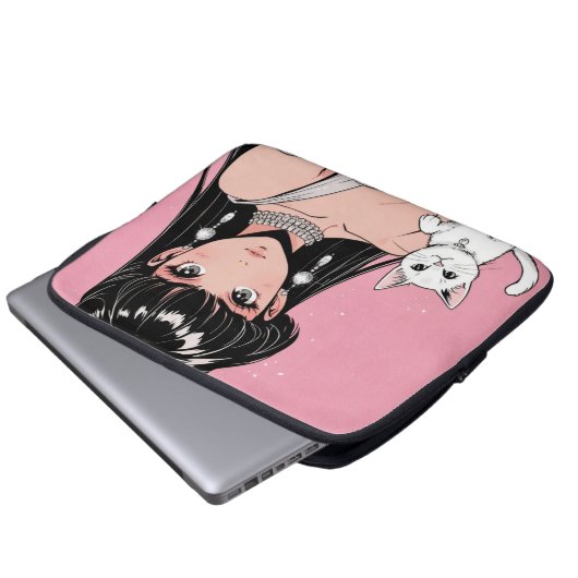 Anime Electronics Bag Laptopschutzhülle (Vorne Knopf)
