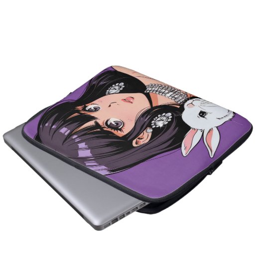Anime Electronics Bag Laptopschutzhülle (Vorne Knopf)