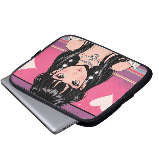 Anime Electronics Bag Laptopschutzhülle (Vorne Knopf)