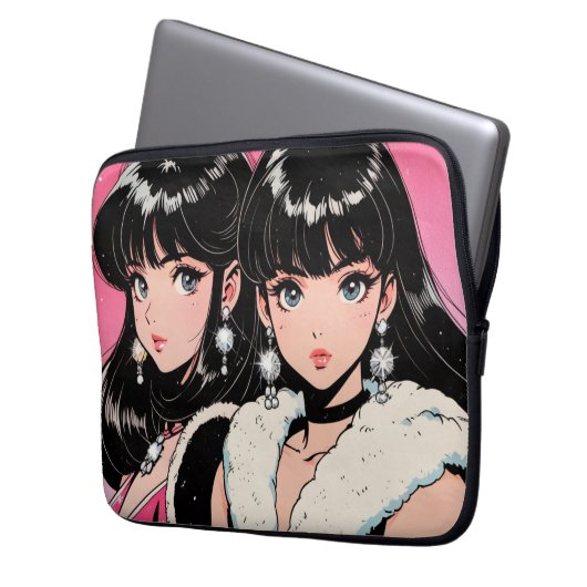 Anime Electronics Bag Laptopschutzhülle (Vorderseite Links)