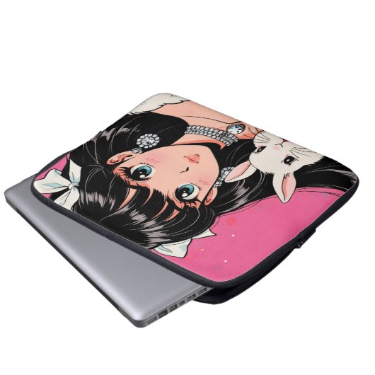 Anime Electronics Bag Laptopschutzhülle (Vorne Knopf)