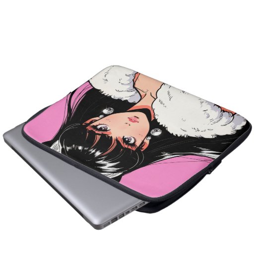 Anime Electronics Bag Laptopschutzhülle (Vorne Knopf)