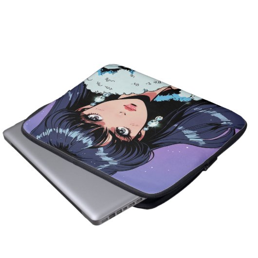 Anime Electronics Bag Laptopschutzhülle (Vorne Knopf)