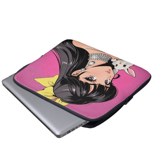 Anime Electronics Bag Laptopschutzhülle (Vorne Knopf)