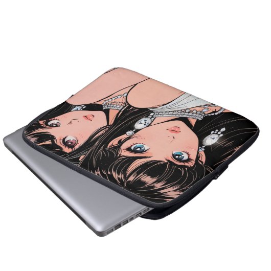 Anime Electronics Bag Laptopschutzhülle (Vorne Knopf)