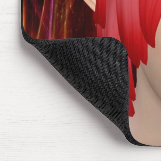 Anime-Elf-Mädchen Mousepad (Ecke)