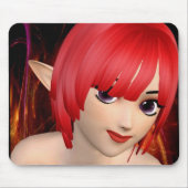 Anime-Elf-Mädchen Mousepad (Vorne)