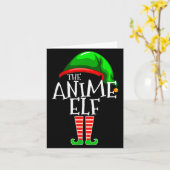 Anime-Elfen-Gruppe passend Familie Weihnachtsgesch Karte (Gelbe Blume)