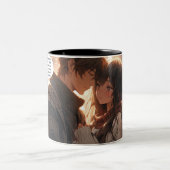 Anime "elope" zweifarbige tasse (Mittel)