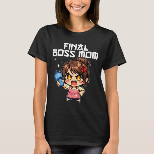 ANIME - ENDGÜLTIGER BOSS MUTTER T-Shirt (Vorderseite)