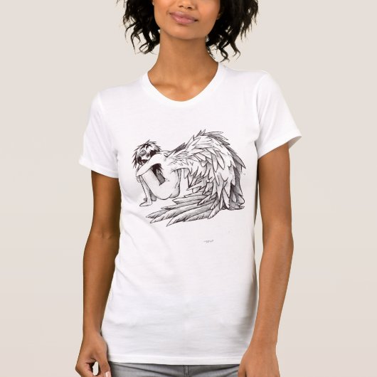 Anime-Engel T-Shirt (Vorderseite)