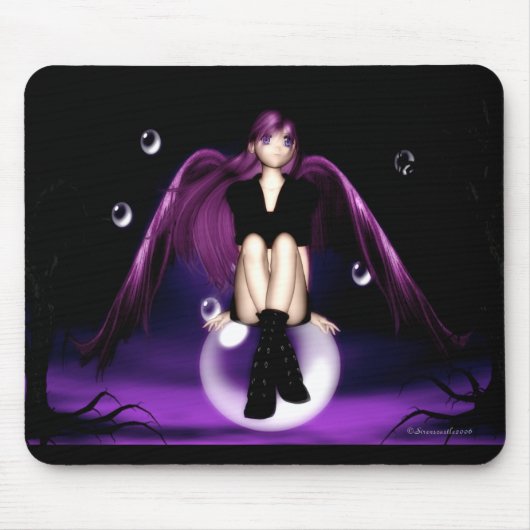 Anime-Engels-Mausunterlage Mousepad (Vorne)