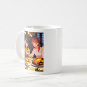(Anime-Erntedank IV) Klassische Tasse, 11 oz Kaffeetasse (Vorderseite Links)