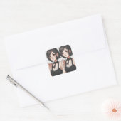 Anime Essence Little Black Dress Sticker - Künstle (Umschlag)