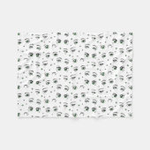 ANIME EYE PATTERN DESIGN FLEECEDECKE (Vorderseite (Horizontal))