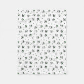 ANIME EYE PATTERN DESIGN FLEECEDECKE (Vorderseite)