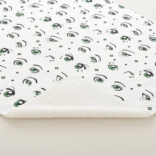ANIME EYE PATTERN DESIGN SHERPADECKE (3/4)