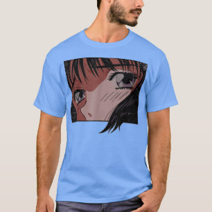 Anime Eyes Girl Japan Indie Ästhetik Japanisch  T-Shirt