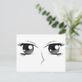 Anime Eyes - Manga Postkarte (Stehend Vorderseite)