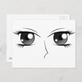 Anime Eyes - Manga Postkarte (Vorne/Hinten)